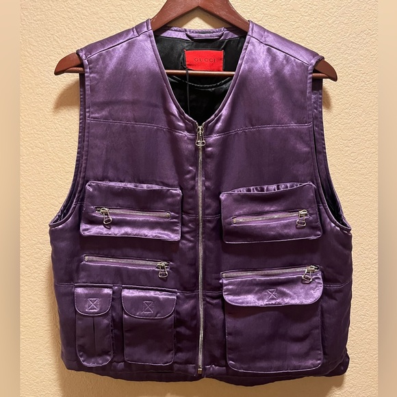 New Gucci GG Logo Zipper Vest Size 48 / US M - Picture 4 of 12